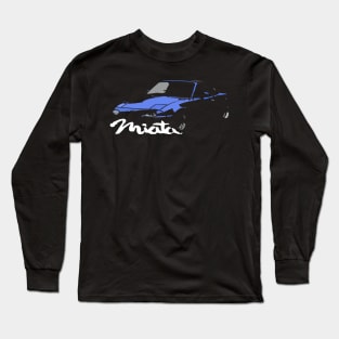 Miata MX5 I NA Blue Cutout Long Sleeve T-Shirt